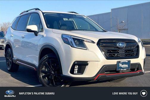 Crystal White Pearl 2024 Subaru Forester Sport