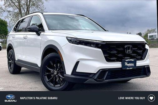 Platinum White Pearl 2024 Honda CR-V Hybrid Sport AWD