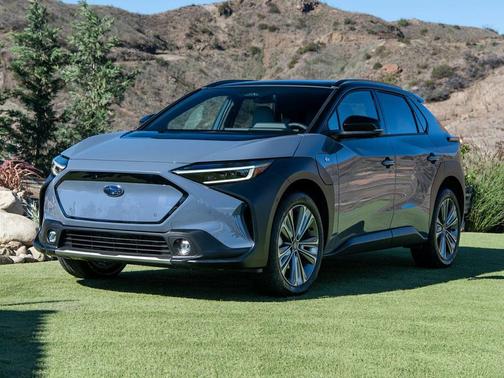 Harbor Mist Gray Pearl 2023 Subaru Solterra Limited