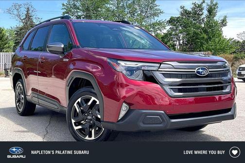 Crimson Red Pearl 2026 Subaru Forester Hybrid Premium