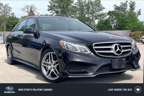 Obsidian Black Metallic 2014 Mercedes-Benz E-Class 4MATIC