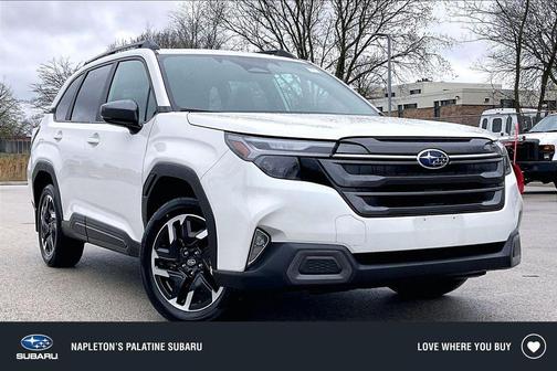 Crystal White Pearl 2026 Subaru Forester Limited