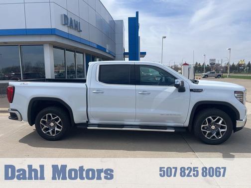 Glacier White 2026 GMC Sierra 1500 SLT