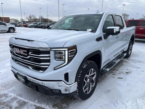 Glacier White 2026 GMC Sierra 1500 SLT