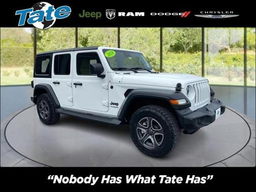 2020 Jeep Wrangler Unlimited Black and Tan 4X4