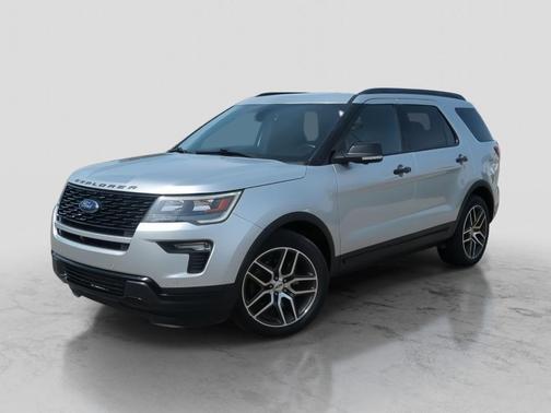 Ingot Silver Metallic 2018 Ford Explorer sport