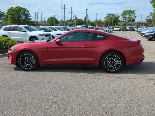 Rapid Red Metallic Tinted Clearcoat 2022 Ford Mustang EcoBoost Premium