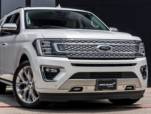 White Platinum Metallic Tri-Coat 2019 Ford Expedition Platinum