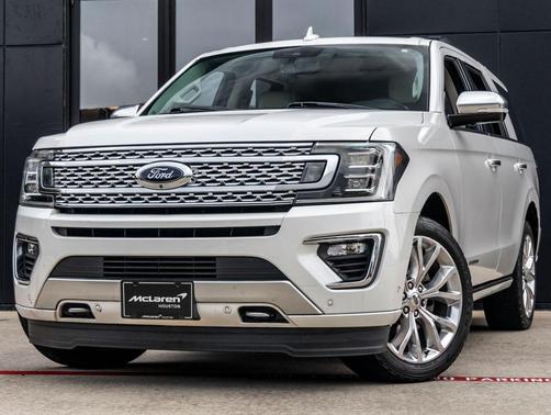 White Platinum Metallic Tri-Coat 2019 Ford Expedition Platinum