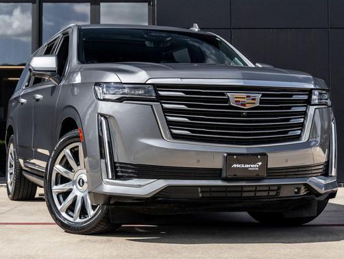 Satin Steel Metallic 2021 Cadillac Escalade ESV Premium Luxury Platinum