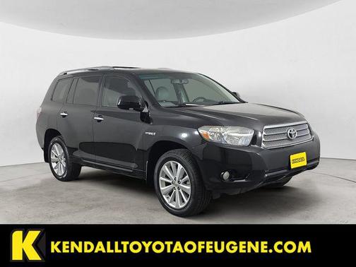 Black 2008 Toyota Highlander Hybrid Limited