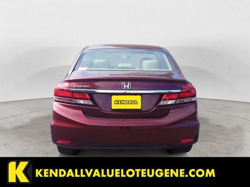 Maroon 2013 Honda Civic LX