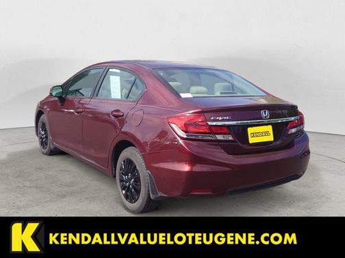 Maroon 2013 Honda Civic LX