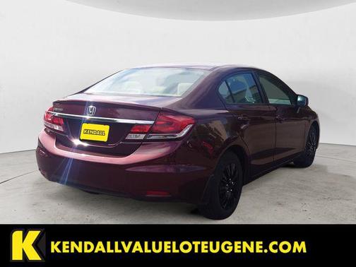 Maroon 2013 Honda Civic LX