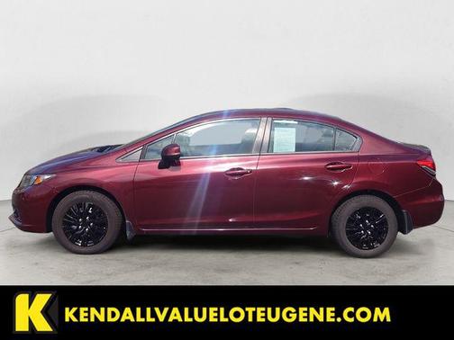 Maroon 2013 Honda Civic LX