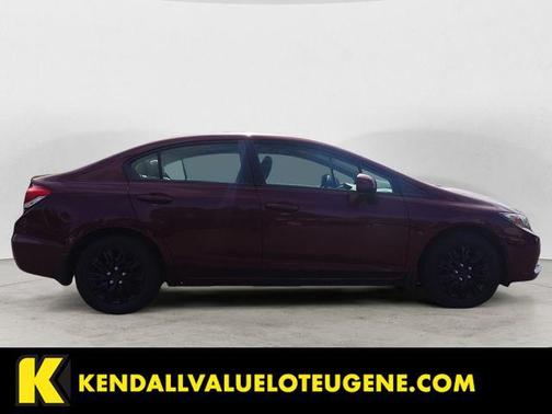 Maroon 2013 Honda Civic LX