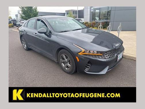 Gray 2022 Kia K5 LXS