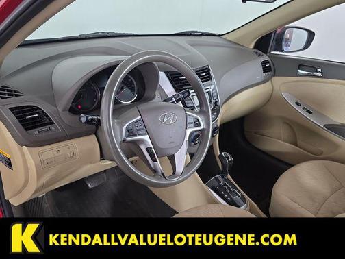 Boston Red Metallic 2013 Hyundai Accent GLS