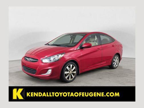 Boston Red Metallic 2013 Hyundai Accent GLS
