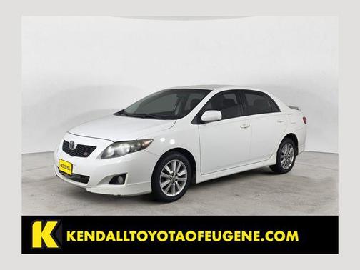 Super White 2009 Toyota Corolla S