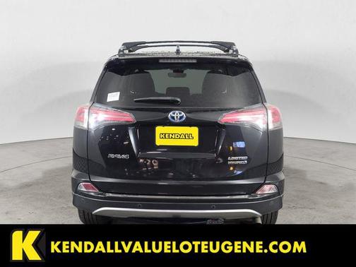 Black Sand Pearl 2017 Toyota RAV4 Hybrid Limited