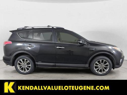 Black Sand Pearl 2017 Toyota RAV4 Hybrid Limited