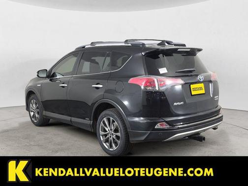 Black Sand Pearl 2017 Toyota RAV4 Hybrid Limited