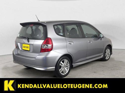 Black 2008 Honda Fit Sport