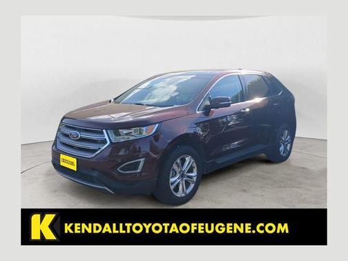 Burgundy Velvet Metallic Tinted Clearcoat 2017 Ford Edge Titanium