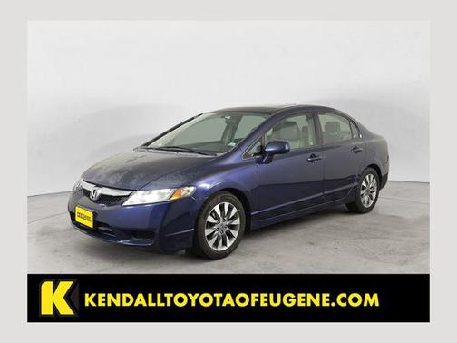 Blue 2009 Honda Civic EX-L