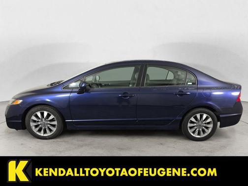 Blue 2009 Honda Civic EX-L