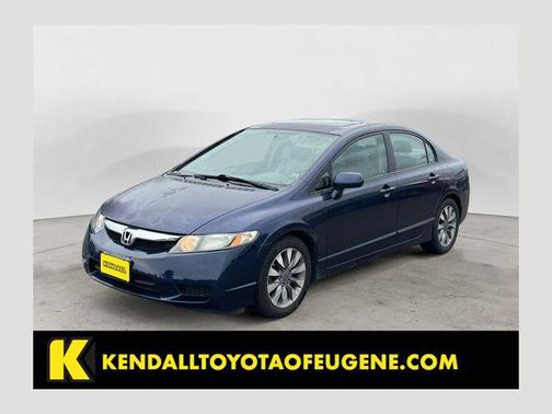 Blue 2009 Honda Civic EX-L