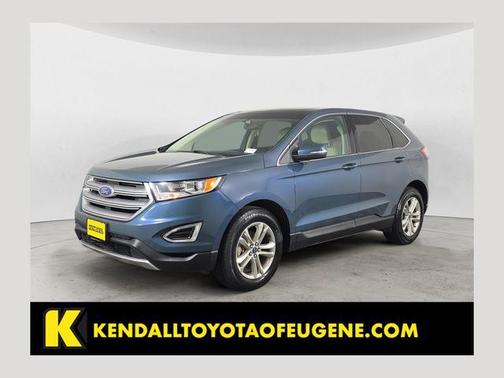 White Platinum Metallic Tri-Coat 2016 Ford Edge SEL