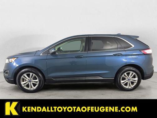 White Platinum Metallic Tri-Coat 2016 Ford Edge SEL