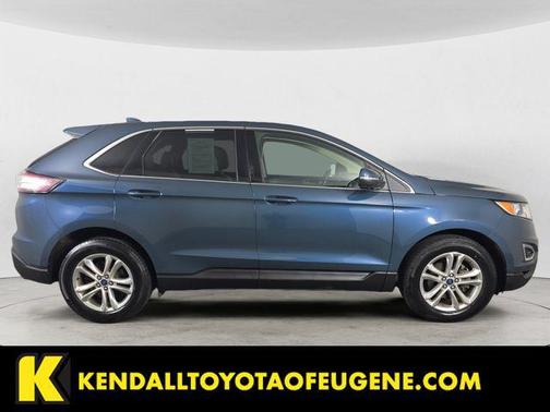 White Platinum Metallic Tri-Coat 2016 Ford Edge SEL