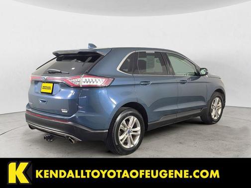 White Platinum Metallic Tri-Coat 2016 Ford Edge SEL