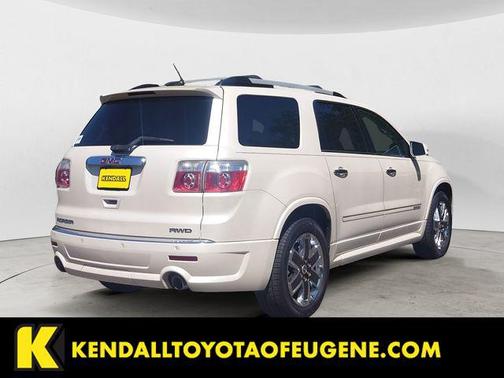 White Diamond Clearcoat 2012 GMC Acadia Denali