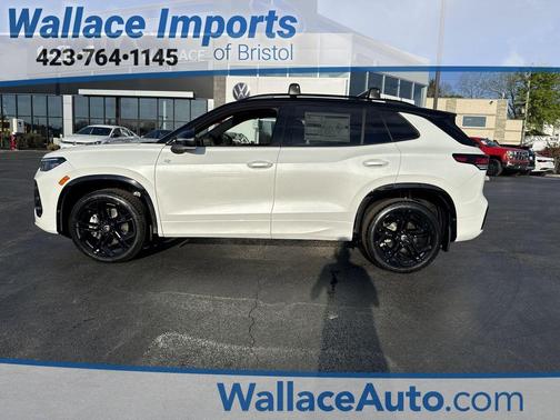 Opal White 2026 Volkswagen Tiguan 2.0T SE R-Line Black