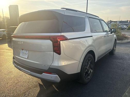 Ivory Silver 2026 Kia Carnival Hybrid EX