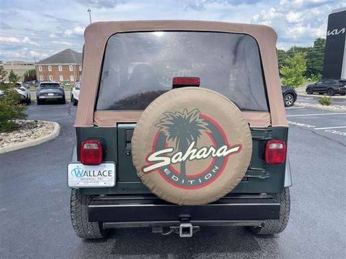 Green 2002 Jeep Wrangler Sahara