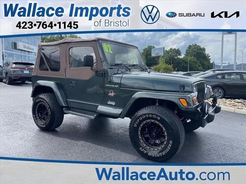 Green 2002 Jeep Wrangler Sahara