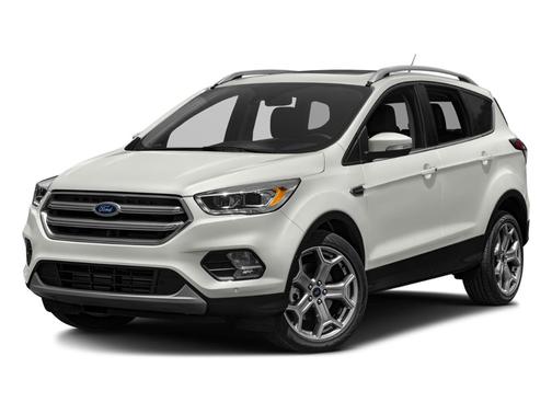White Platinum Clearcoat Metallic 2017 Ford Escape Titanium