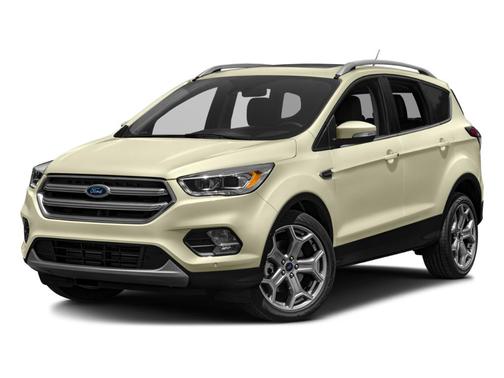 White Platinum Clearcoat Metallic 2017 Ford Escape Titanium