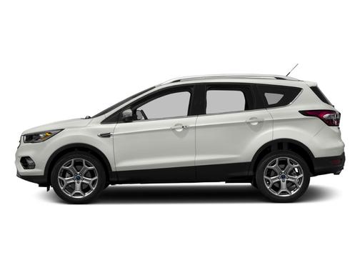 White Platinum Clearcoat Metallic 2017 Ford Escape Titanium