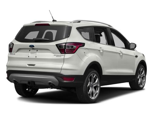 White Platinum Clearcoat Metallic 2017 Ford Escape Titanium
