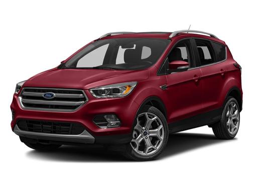 White Platinum Clearcoat Metallic 2017 Ford Escape Titanium