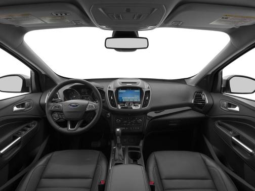 White Platinum Clearcoat Metallic 2017 Ford Escape Titanium