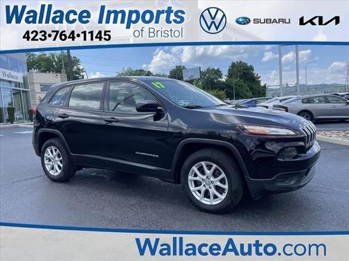 Diamond Black 2017 Jeep Cherokee Sport