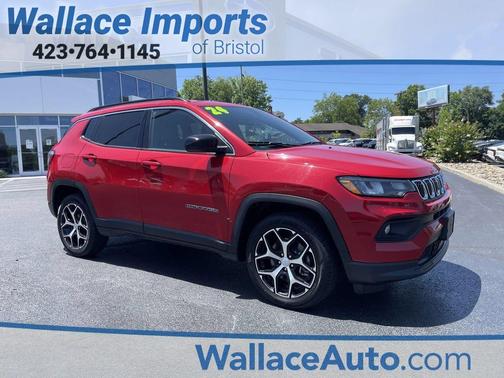 Red 2024 Jeep Compass Latitude