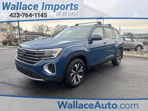Mountain Lake Blue Metallic 2026 Volkswagen Atlas 2.0T SE